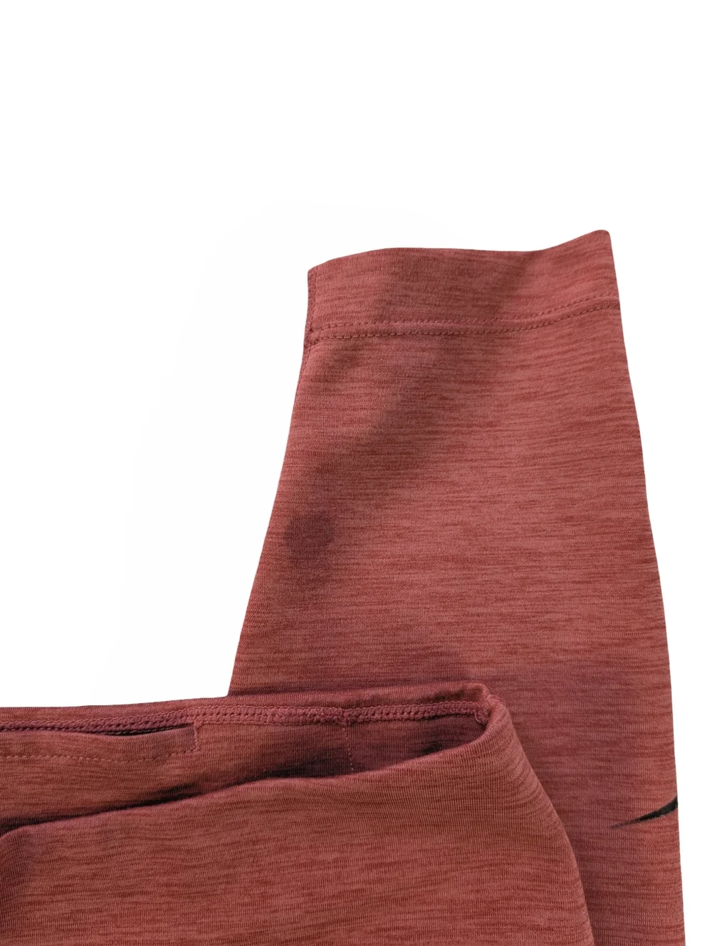 Nike Women's Heathered Rust Orange Leggings Dri-Fit Size XS READ Description - Picture 3 of 5